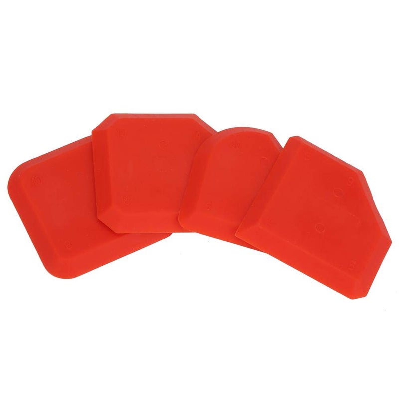 Hyuduo 4 Pieces Caulking Tool Kit Silicone Sealant Remover Applicator Cleaner Tool Kit for Kitchen Bathroom Floor Caulking, Cleaning, Sealing - Image 1